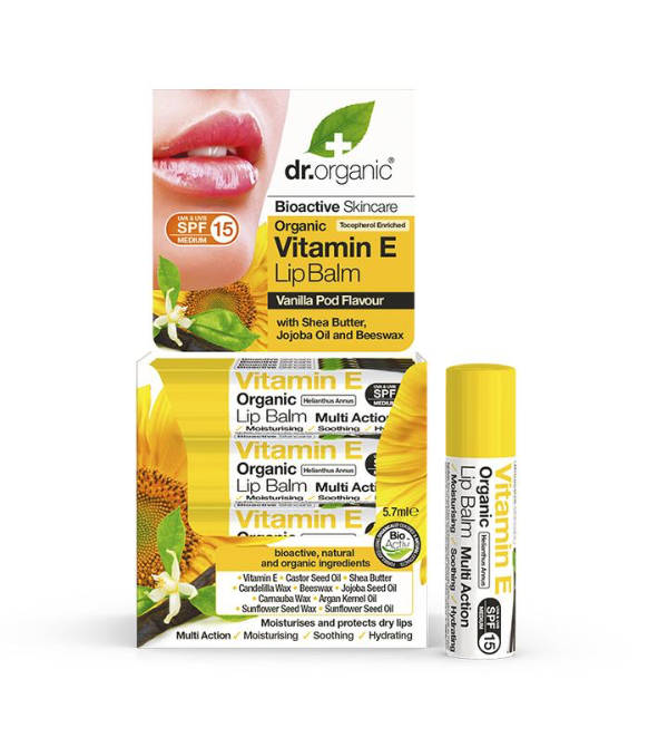Dr Organic Vitamin E Lip Balm 5.7ml